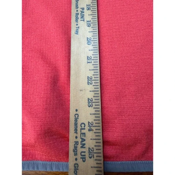 Merrell Select Wick Full Zip Hoodie Womens XL Coral Red Waffle Fleece Jacket - Picture 8 of 10